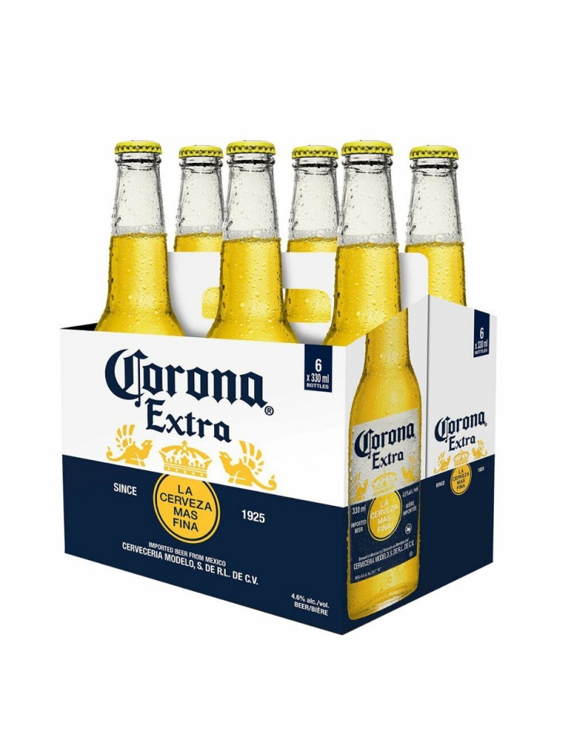 Cerveza Corona 355ML SIXPACK | Licores La Rebaja TAMAÑO SIXPACK (6unidades)