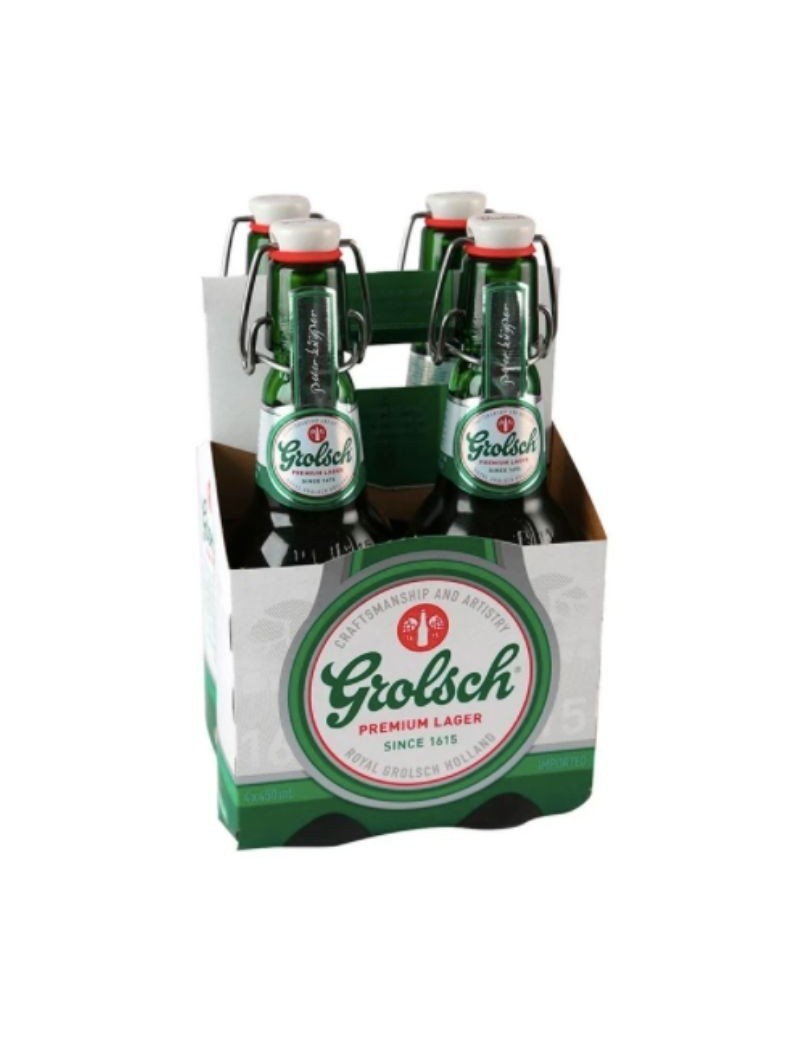 Cerveza Grolsch 450ml x 4unidades Licores La Rebaja