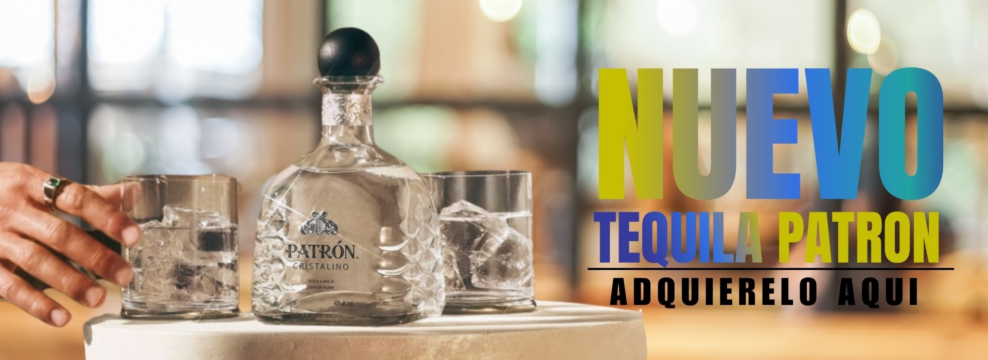 Tequila patron cristalino