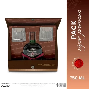 Estucheria Whisky Buchanan´s 18 años 750ml Pack