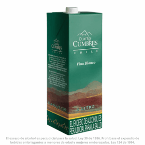Vino Blanco Cuatro Cumbres 1000ml