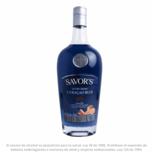 Licor De Crema Curacao Blue Savors 750 ml