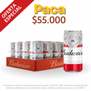 Cerveza Budweiser Lata 269ML x 24 Und