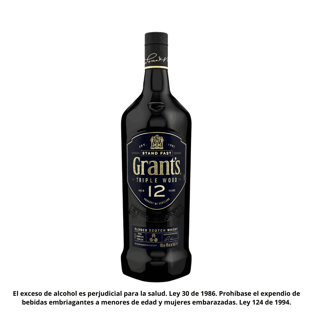 Whisky Grants 12 Años 750ML