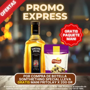 Whisky Something Special 750ML LLEVA GRATIS Paquete de Mani Fritolay x 200gr